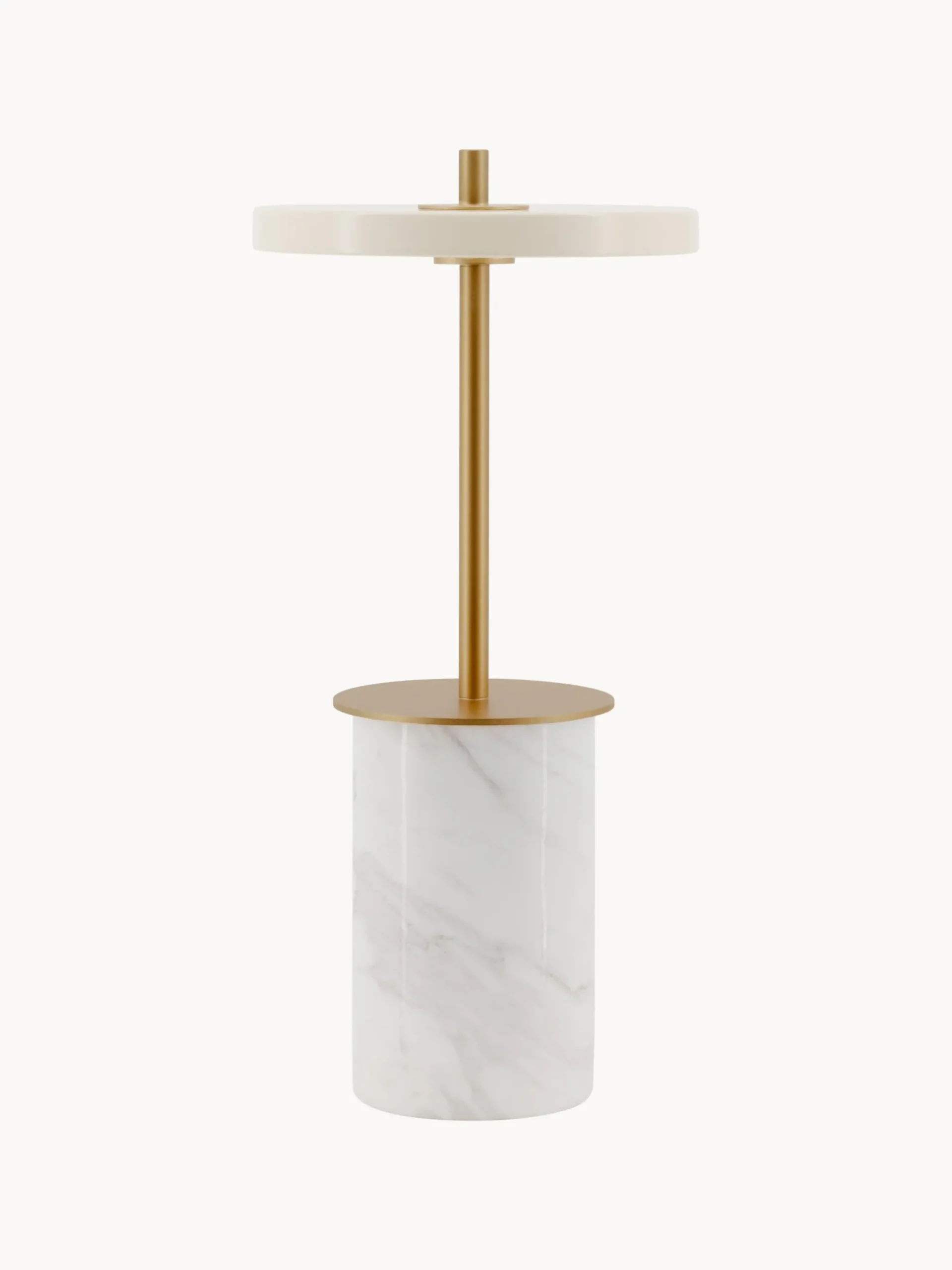 Lampada da tavolo piccola portatile a LED con luce regolabile Asteria Move Mini