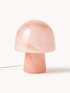 Lampada da tavolo piccola effetto marmo Talia