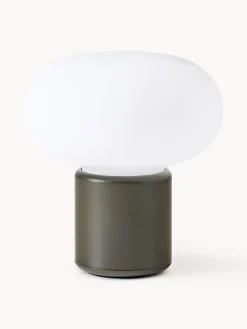 Lampada da tavolo piccola portatile Karl-Johan, luce regolabile