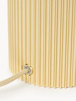Lampada da tavolo piccola a LED con base millerighe Elna