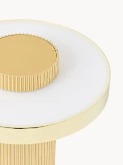 Lampada da tavolo piccola a LED con base millerighe Elna