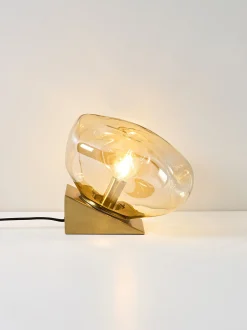 Lampada da tavolo piccola in vetro Amora