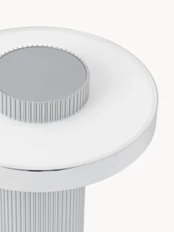 Lampada da tavolo piccola a LED con base millerighe Elna