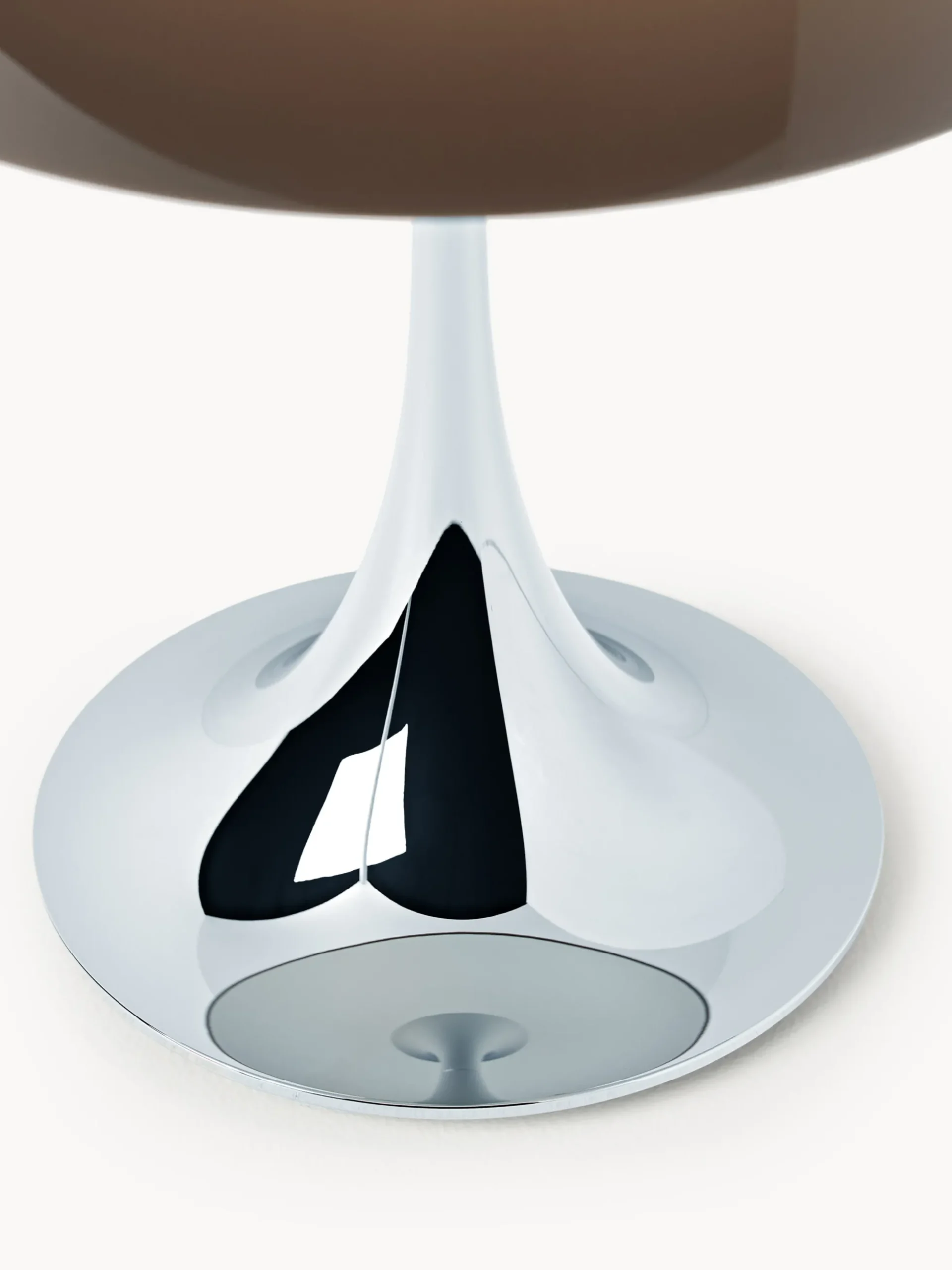 Lampada da tavolo portatile a LED con luce regolabile Panthella 250, Design Verner Panton