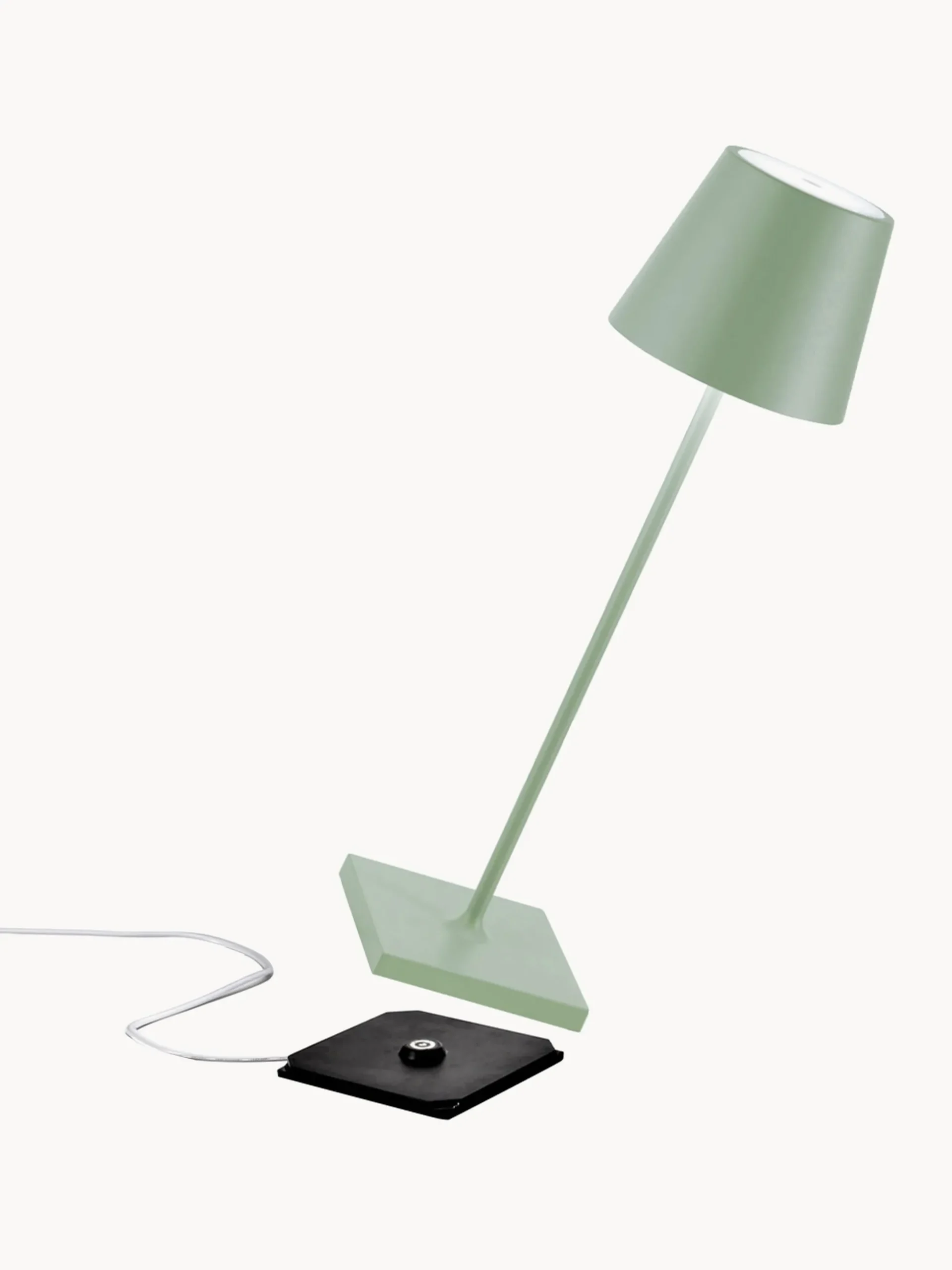 Lampada da tavolo portatile a LED con luce regolabile Poldina Pro Micro
