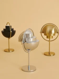 Lampada da tavolo portatile con luce regolabile Multi-Lite, orientabile
