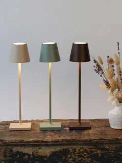 Lampada da tavolo portatile a LED con luce regolabile Poldina Pro Micro