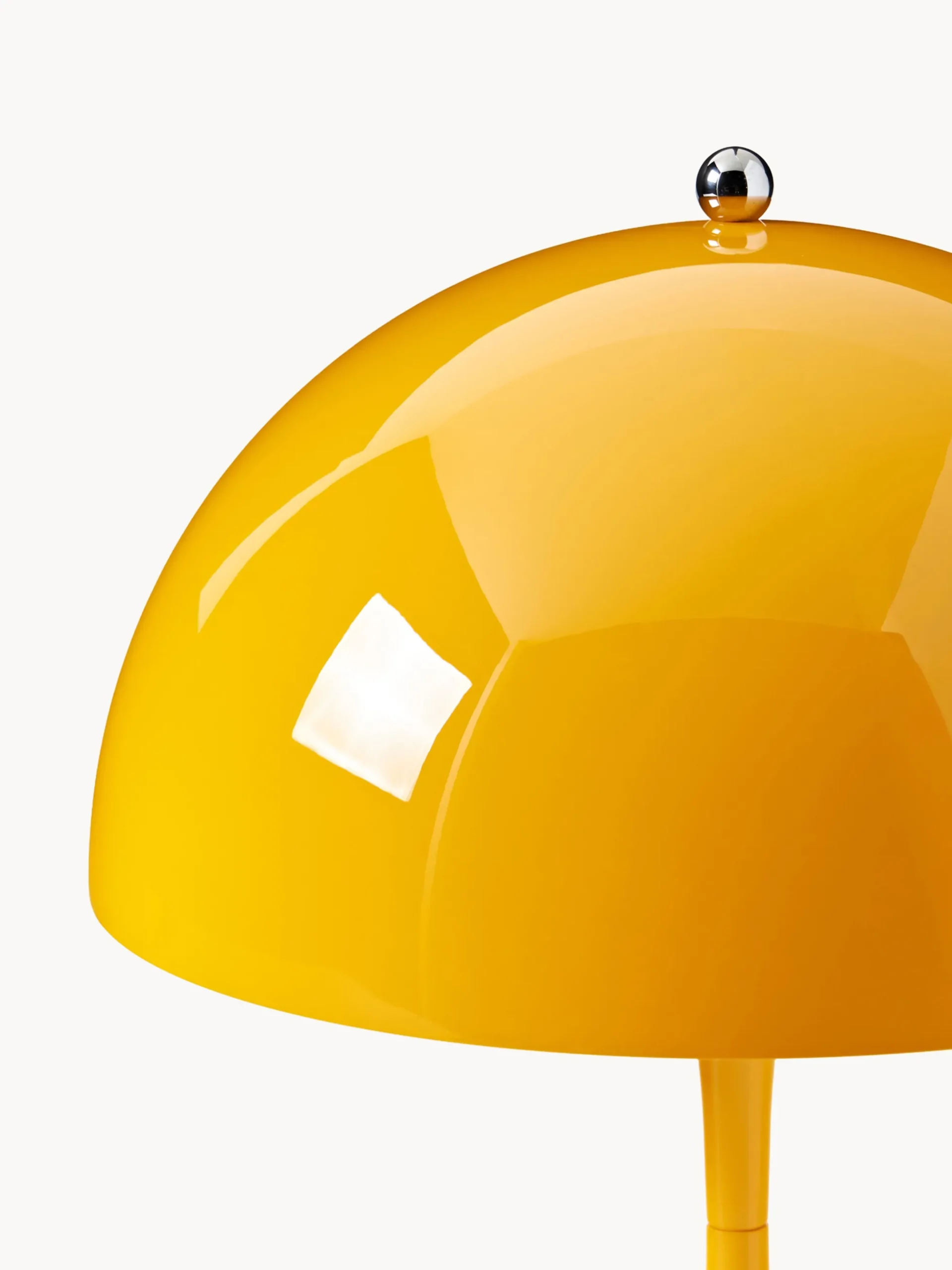 Lampada da tavolo portatile a LED con luce regolabile Panthella 250, Design Verner Panton