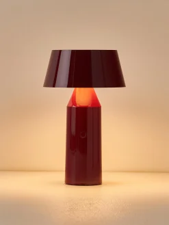 Lampada da tavolo portatile a LED con luce regolabile e paralume orientabile Bicoca