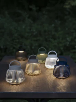 Lampada da tavolo portatile a LED per esterni Lito, alt. 12 cm