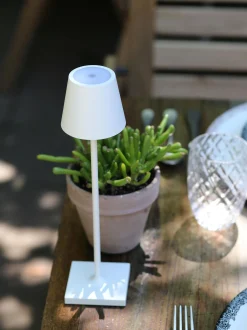 Lampada da tavolo portatile a LED con luce regolabile Poldina Pro Micro