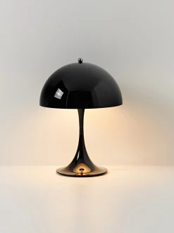 Lampada da tavolo portatile a LED con luce regolabile Panthella 250, Design Verner Panton