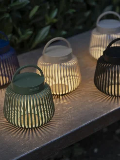 Lampada da tavolo portatile a LED per esterni Lito, alt. 12 cm