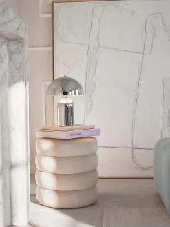 Lampada da tavolo retrò Walter, alt. 34 cm