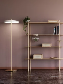 Lampada da terra a LED con luce regolabile Asteria