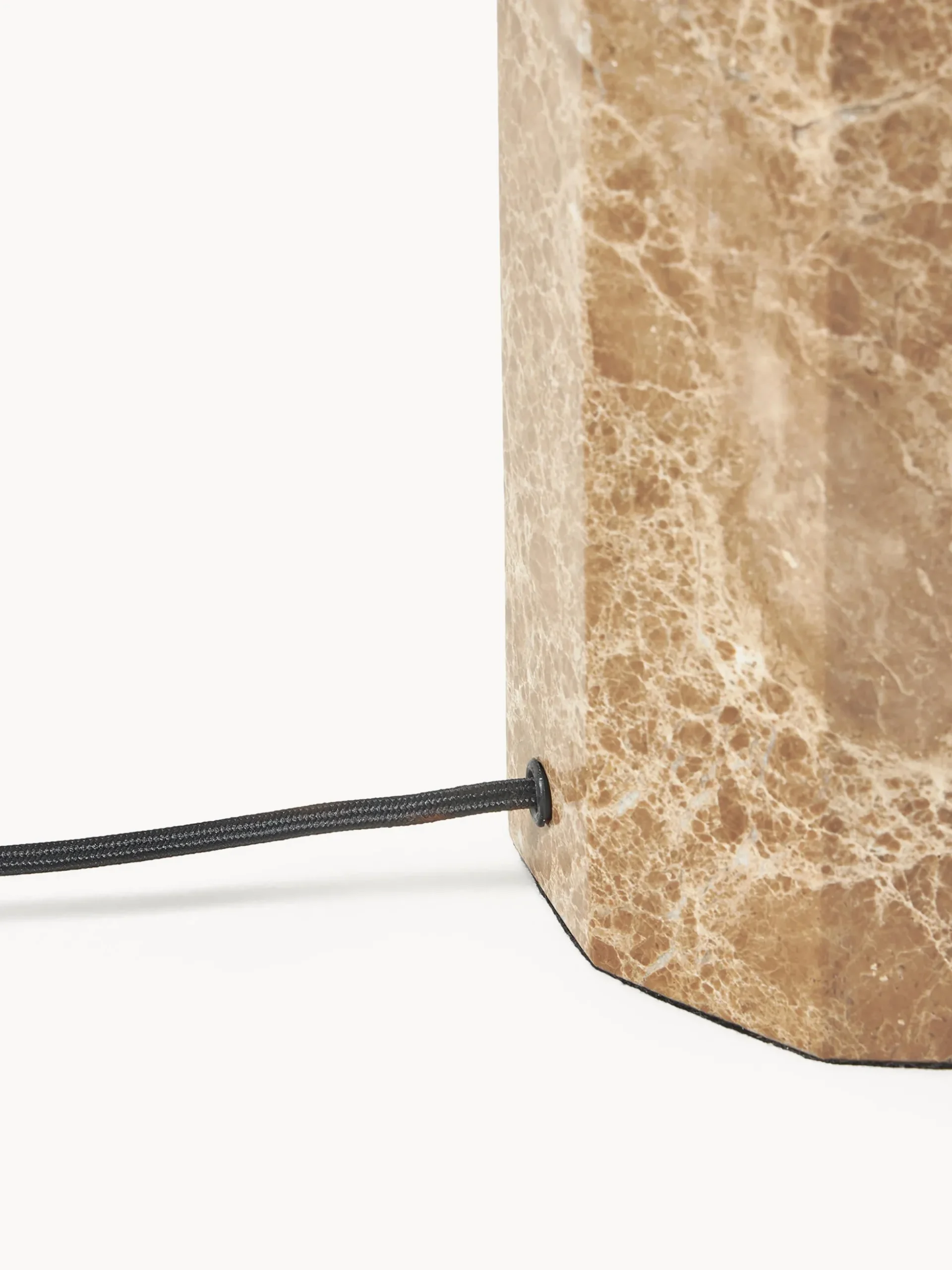 Lampada da terra con base in marmo Elanor