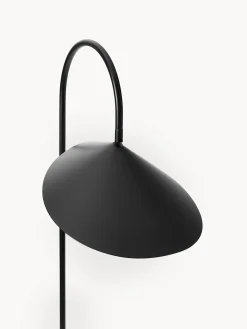 Lampada da terra con base in marmo Arum, orientabile