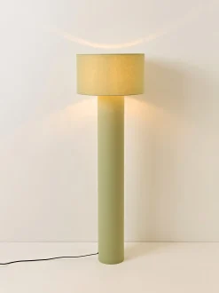Lampada da terra in lino Ron
