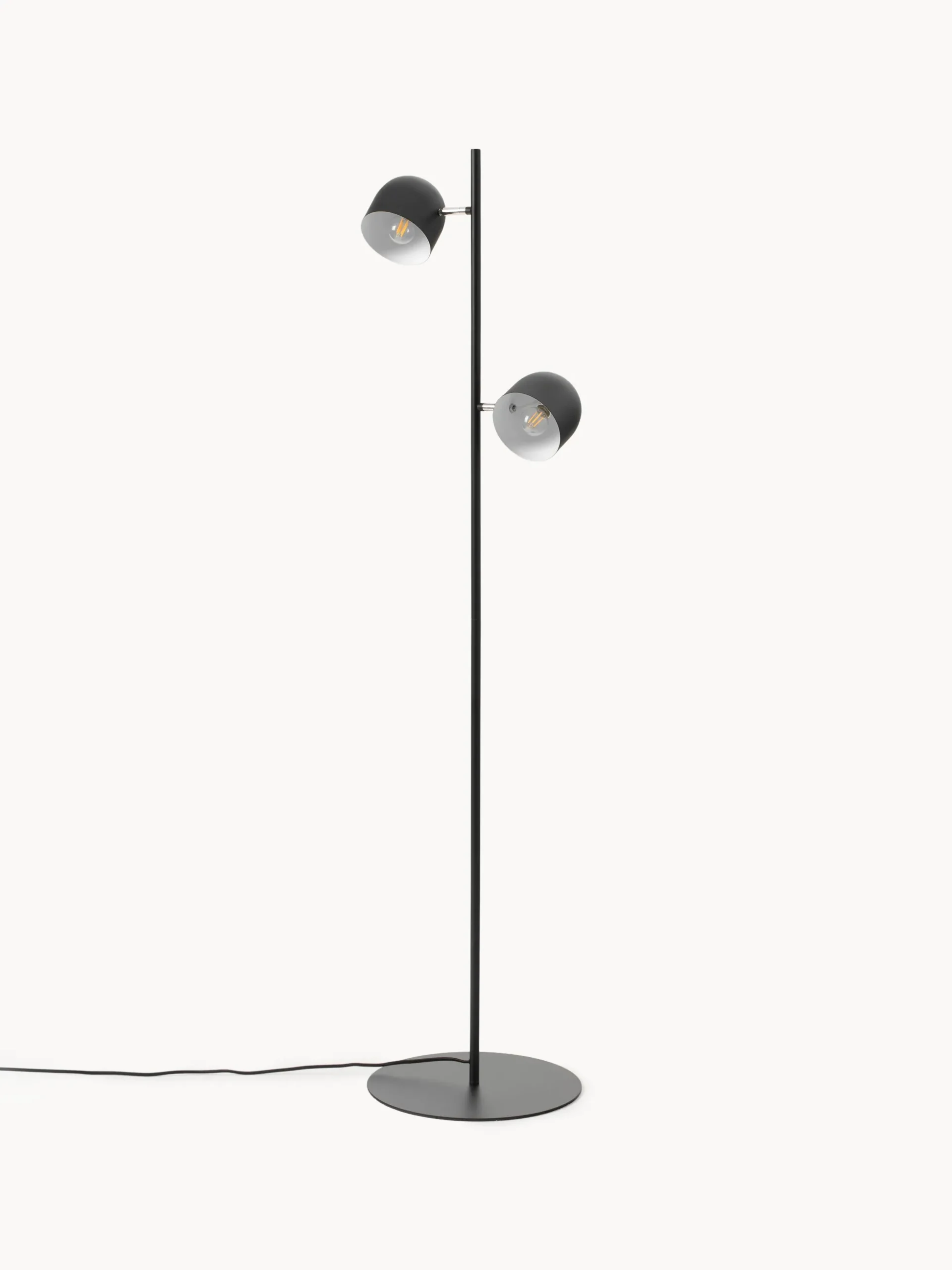 Lampada da terra in metallo Almo