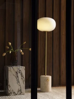Lampada da terra in vetro soffiato Marble JWDA