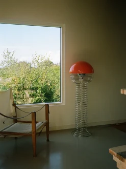 Lampada da terra piccola Wire, Design Verner Panton