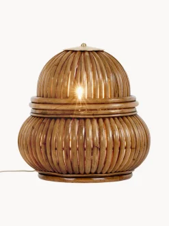 Lampada da terra piccola in rattan Bohemian