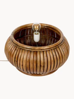 Lampada da terra piccola in rattan Bohemian
