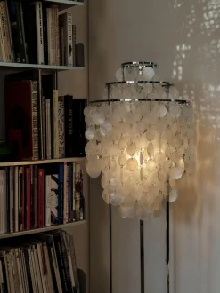 Lampada da terra piccola Fun 1STM, design Verner Panton