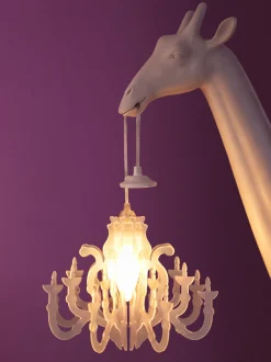 Lampada da terra piccola a LED Giraffe in Love
