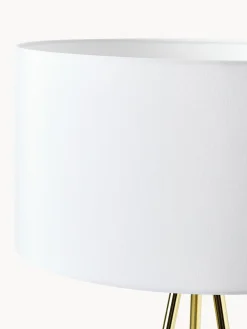 Lampada da terra treppiede con paralume in tessuto Cella