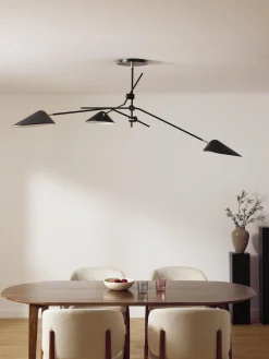 Lampada grande da soffitto Neron
