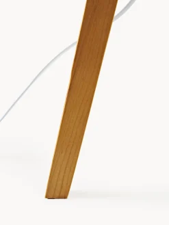 Lampada treppiede da terra in legno massiccio Jake