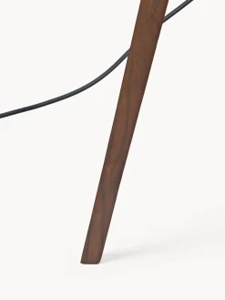 Lampada treppiede da terra scandi in legno massiccio Jake