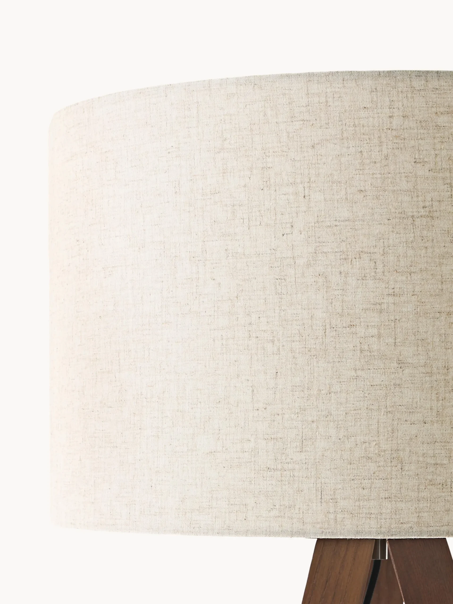 Lampada treppiede da terra scandi in legno massiccio Jake