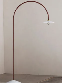 Lampada ad arco fatta a mano con base in marmo Moou