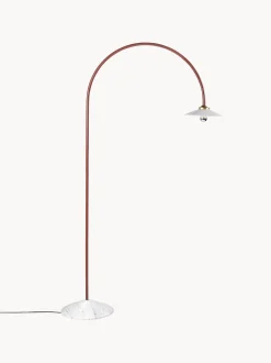 Lampada ad arco fatta a mano con base in marmo Moou