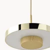 Lampada a sospensione a LED con base millerighe Elna