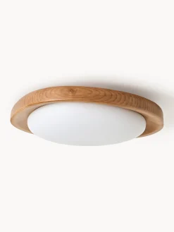 Lampada a sospensione con struttura in legno di frassino Matthew