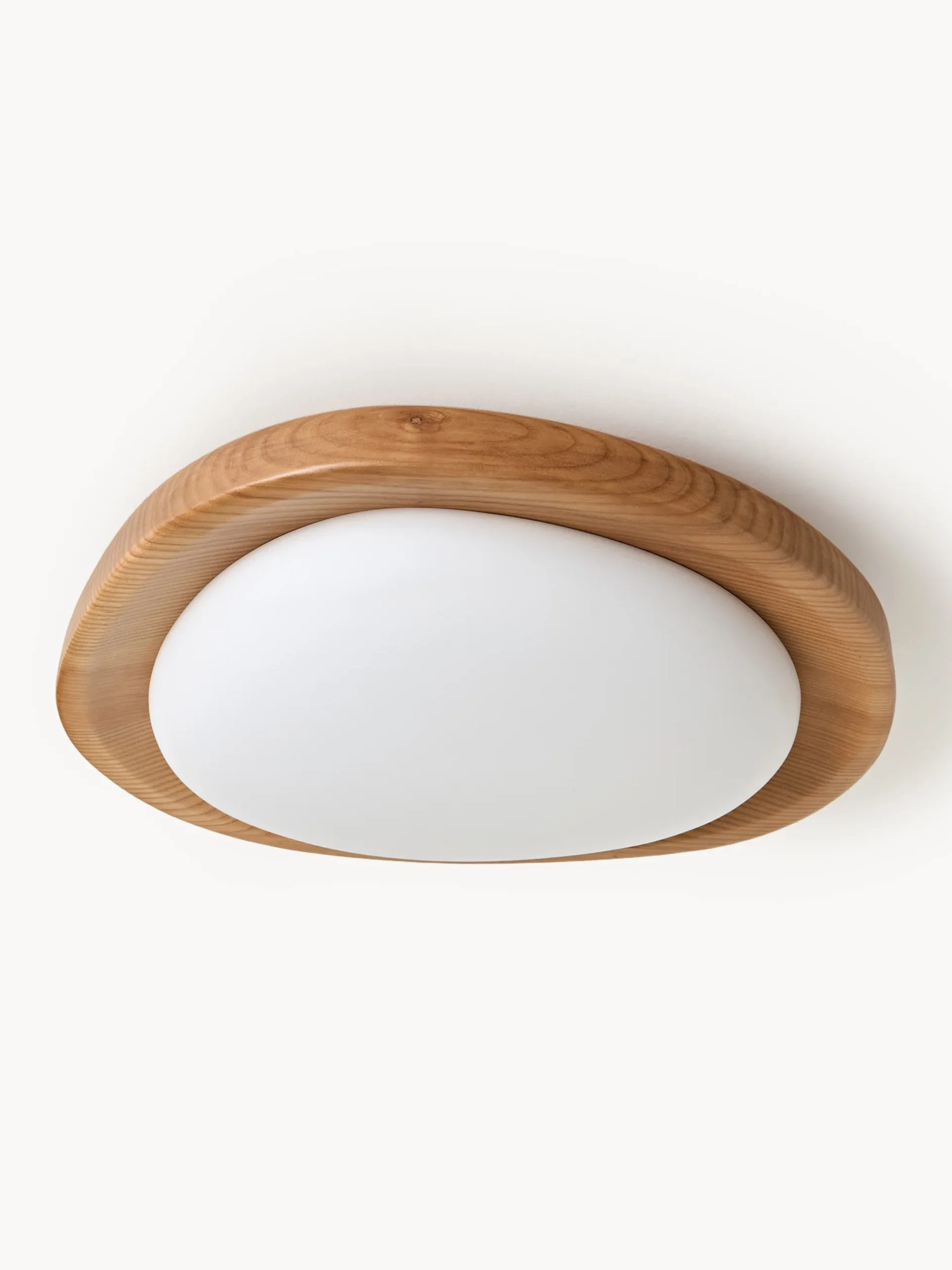 Lampada a sospensione con struttura in legno di frassino Matthew