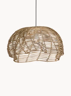 Lampada a sospensione da esterno in rattan Mayla, varie misure
