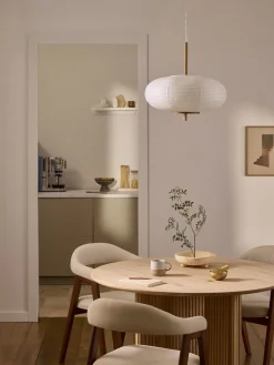 Lampada a sospensione di design in carta di riso Misaki