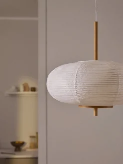 Lampada a sospensione di design in carta di riso Misaki