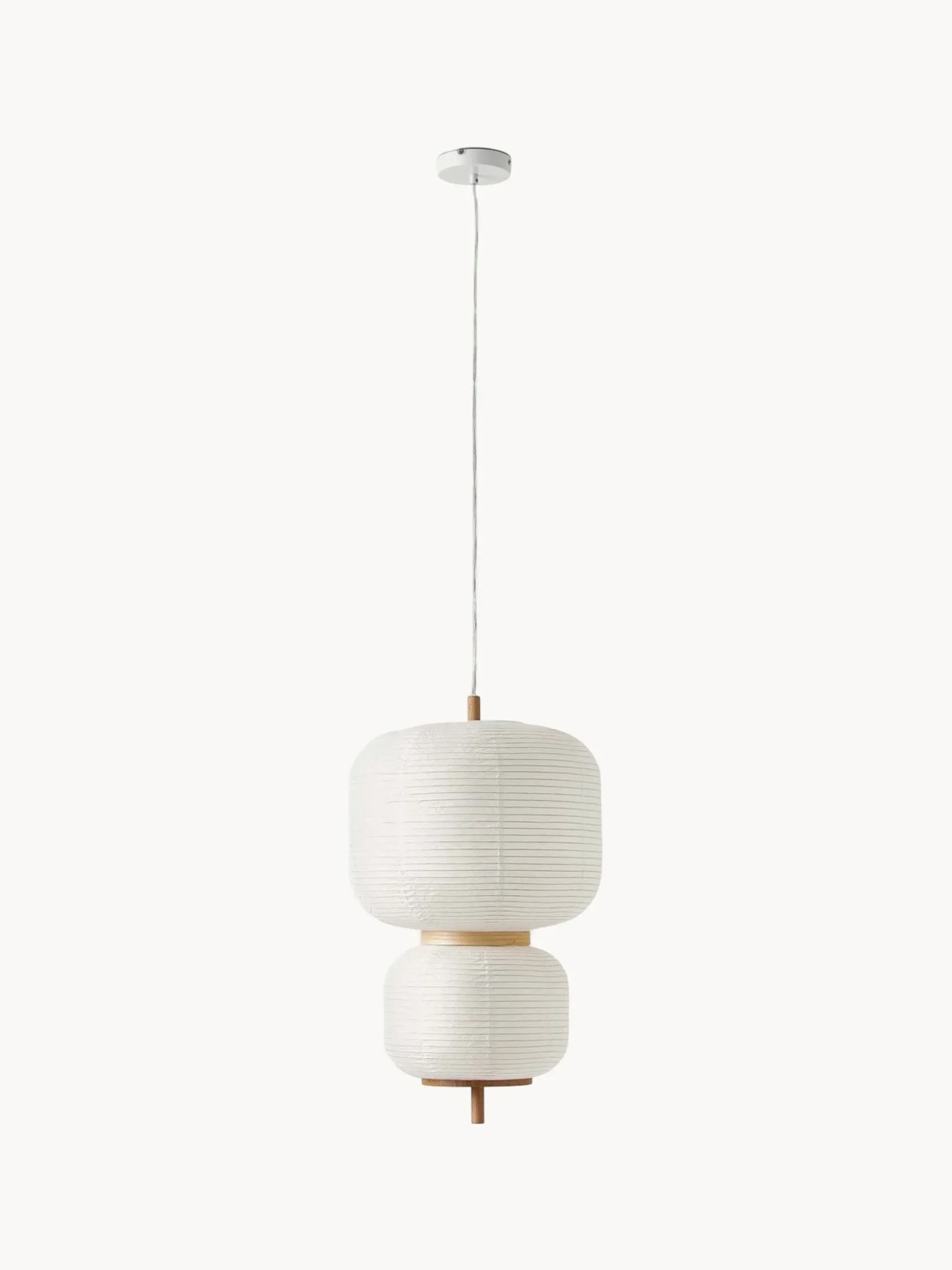 Lampada a sospensione di design in carta di riso Misaki