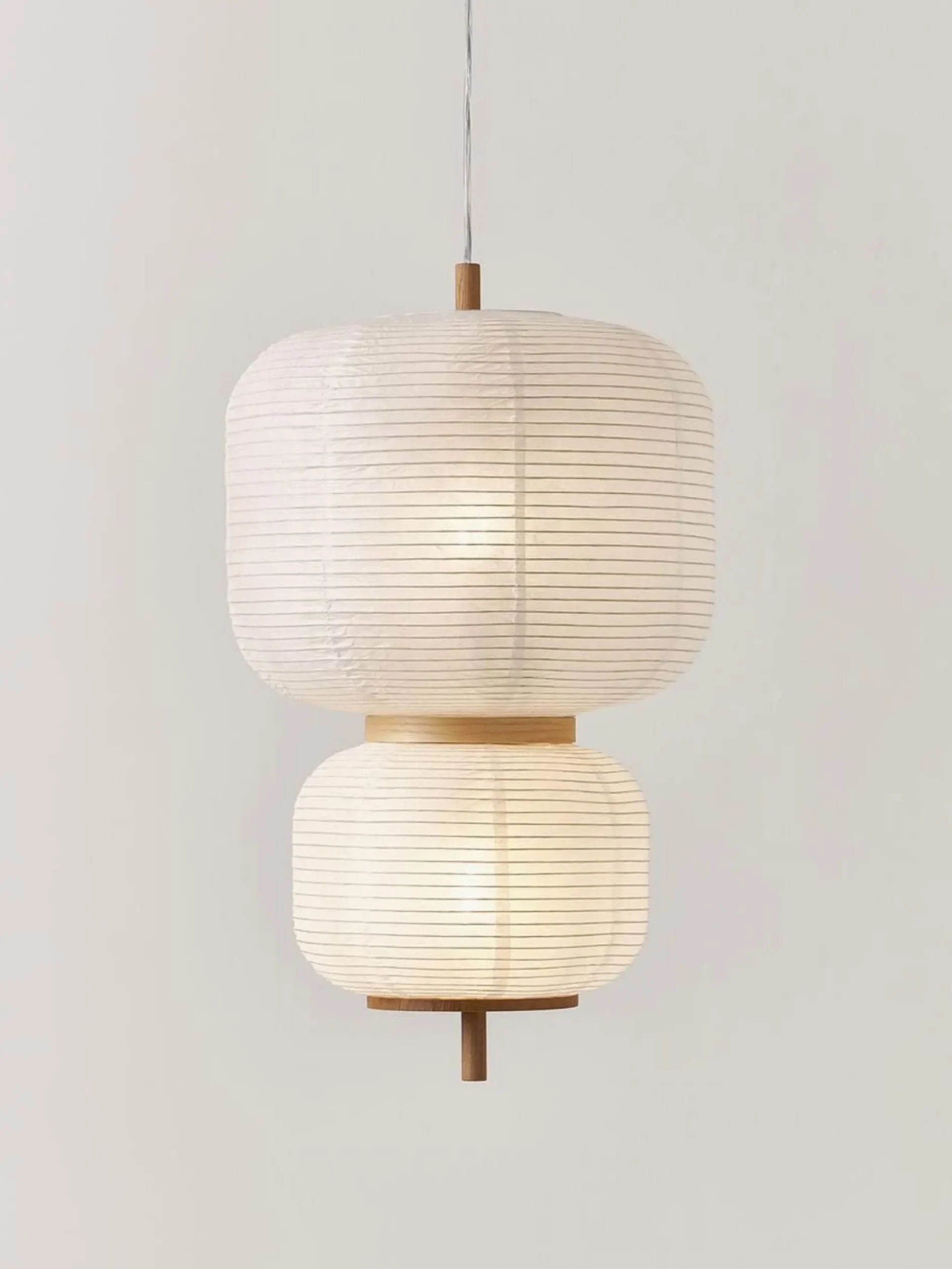 Lampada a sospensione di design in carta di riso Misaki