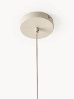 Lampada a sospensione grande in fili di lino Lace