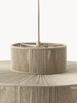 Lampada a sospensione grande in fili di lino Lace