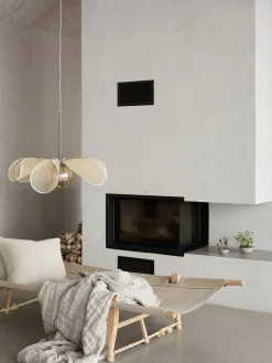 Lampada a sospensione grande in fibre di banana Styrka, varie misure