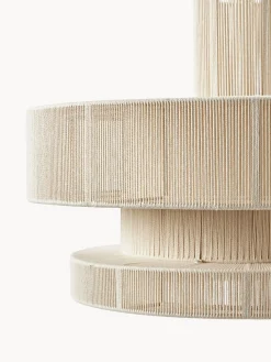 Lampada a sospensione grande in lino Lace
