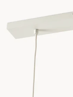 Lampada a sospensione grande in lino Lucina