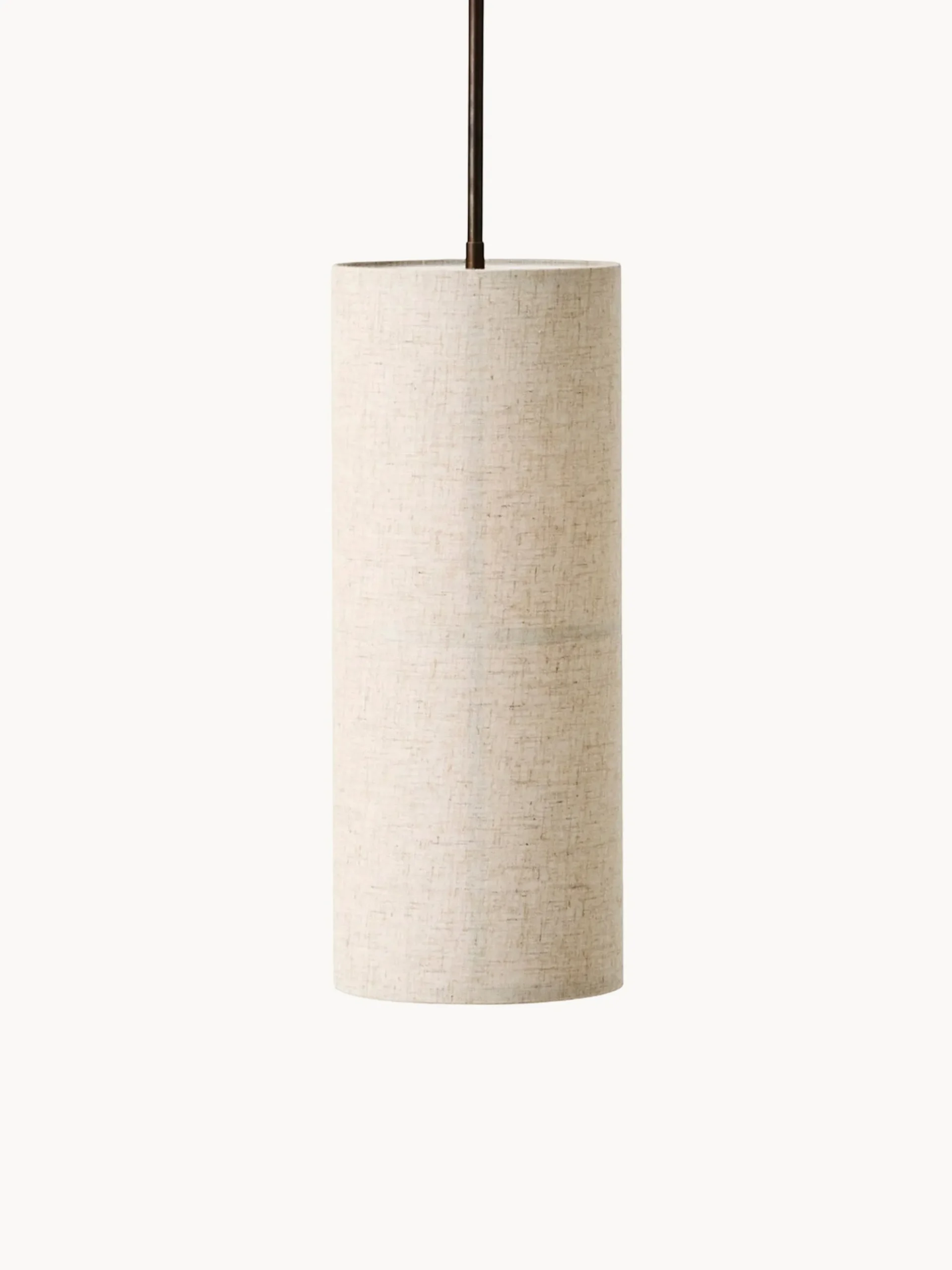 Lampada a sospensione in lino artigianale Hashira